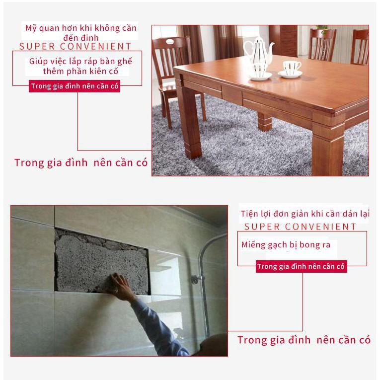 Combo 5 chai Keo dán cường lực không cần đóng đinh loại chịu được 200KG - AsiaMart