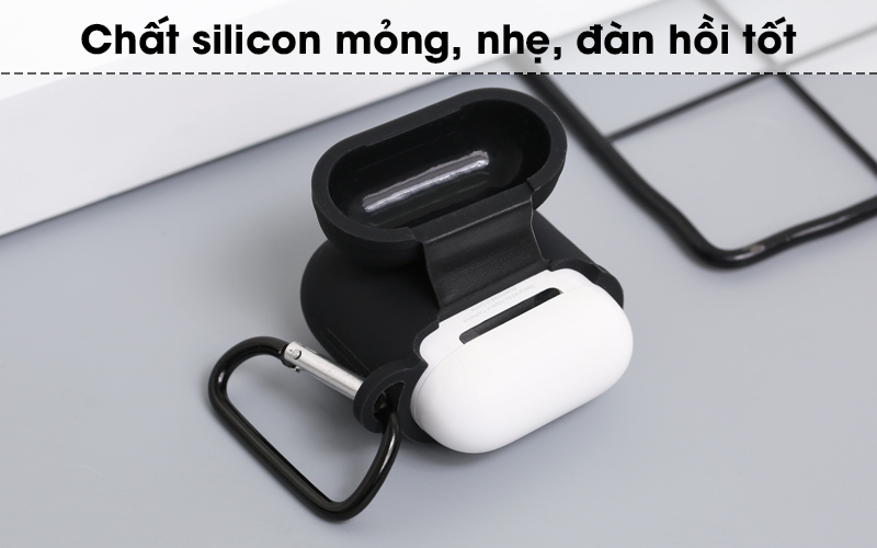 Vỏ bảo vệ bao đựng tai nghe case airpods 1, 2 chống va đập