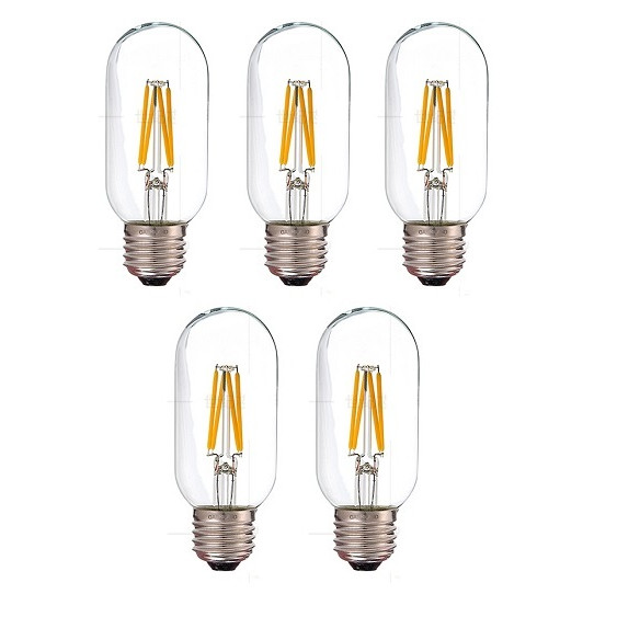 Bộ 5 bóng đèn Led T45 4W đui E27.