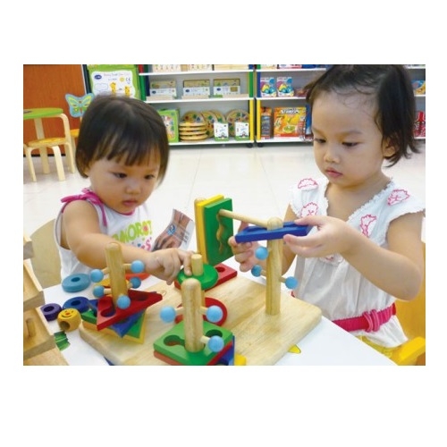 Đồ chơi thả hình khối cho bé, Đường luồn lý thú - Đồ chơi gỗ Winwintoys