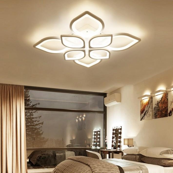Đèn Led ốp trần trang trí  3 chế độ sáng, điều khiển từ xa hiện đại