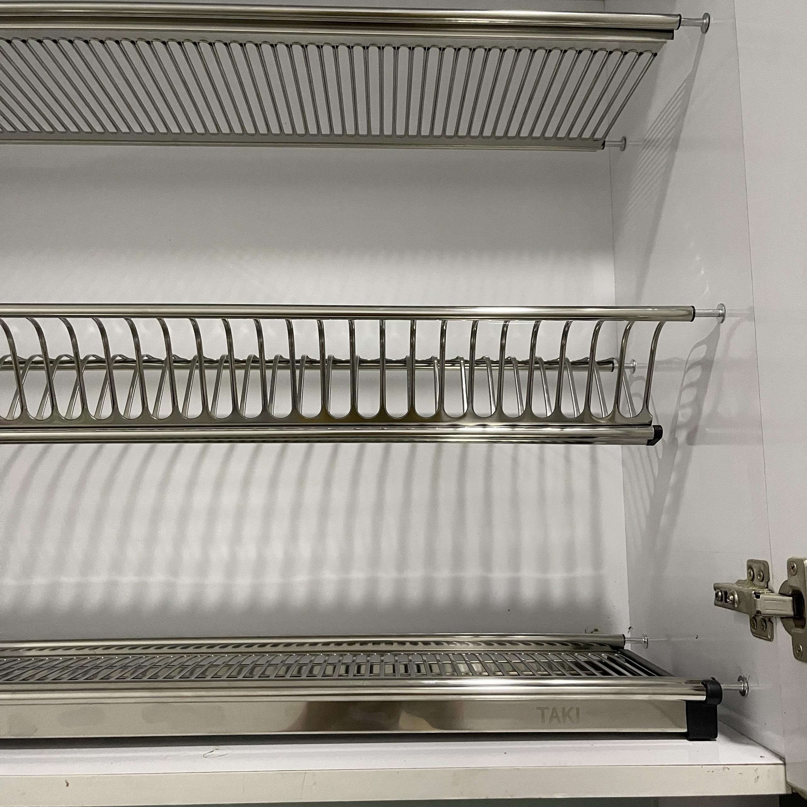 Giá Bát Cố Định, Kệ Chén Cố Định Chữ V Tủ Bếp Trên INOX 304 - Bảo Hành Vĩnh Viễn - Có Thợ Lắp Đặt