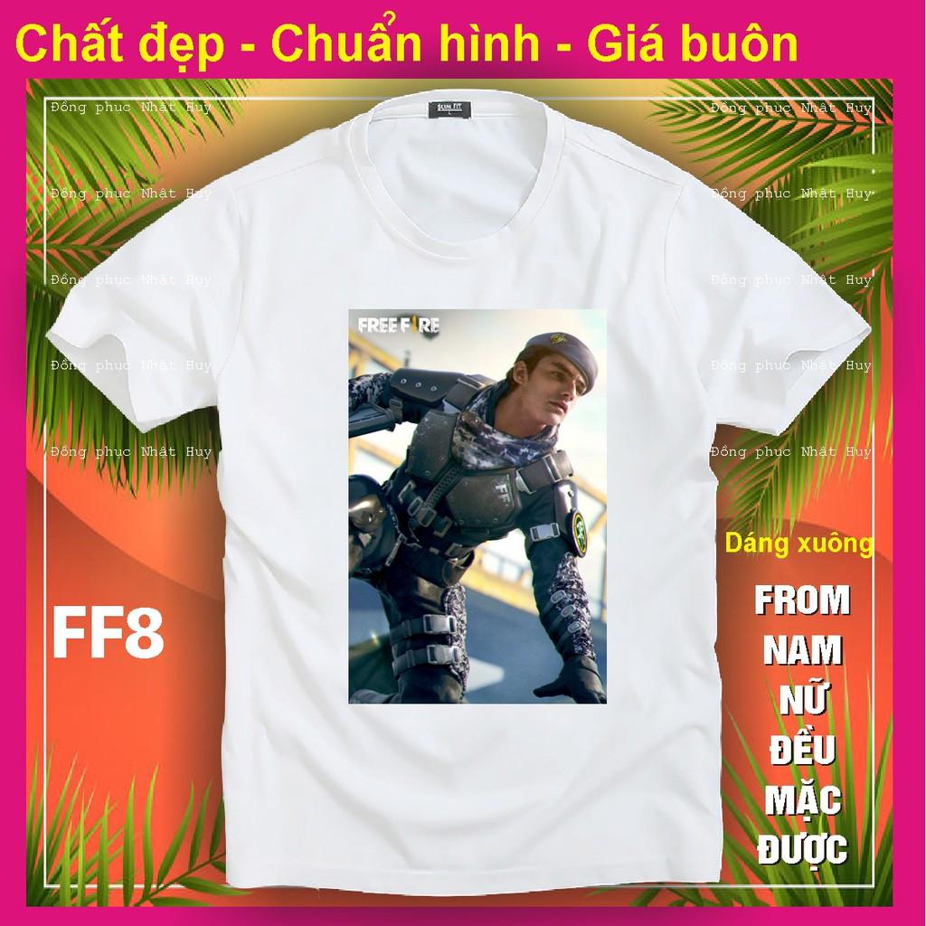 Áo thun game Free Fire FF7 phôngbao đổi trả, chất đẹp