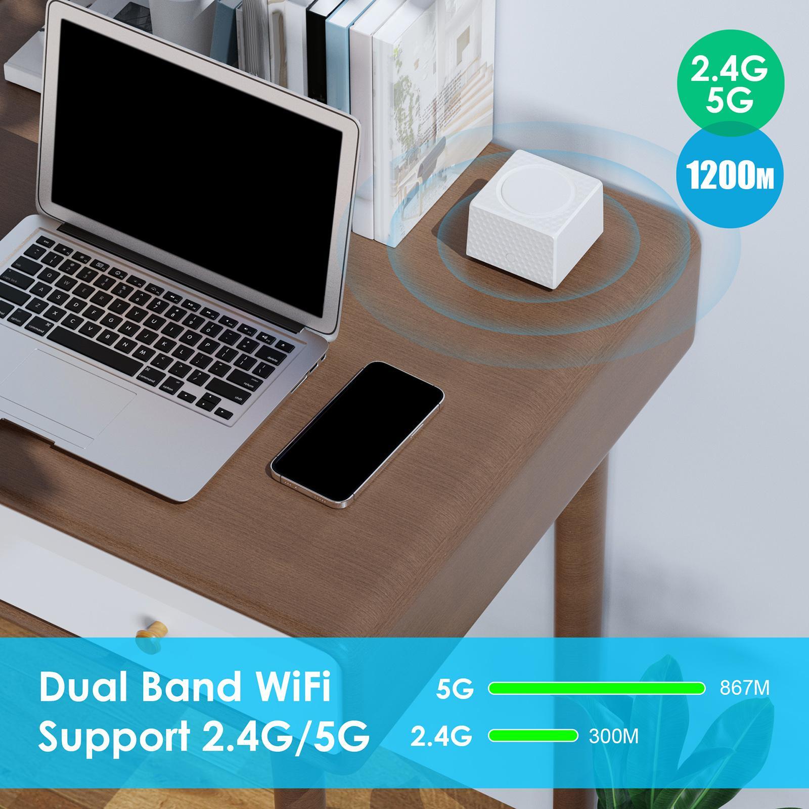 Mesh Router System WiFi 1200Mbps Whole Home Network
