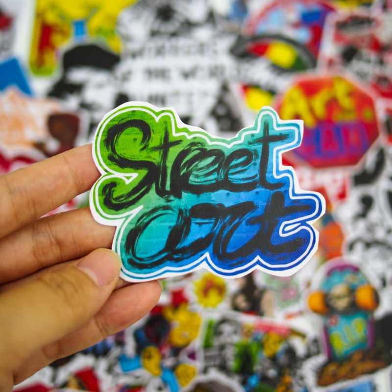 Combo 3 Hộp Sticker Hình Dán - STREET STYLE (Street Style, SUP Reme, Skate board)