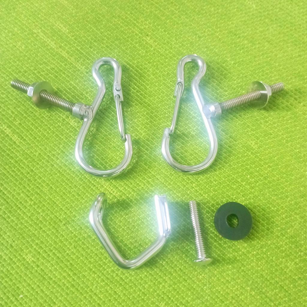 BỘ MÓC TREO CÓ KHOÁ INOX GẮN CÁC LOẠI XE MÁY