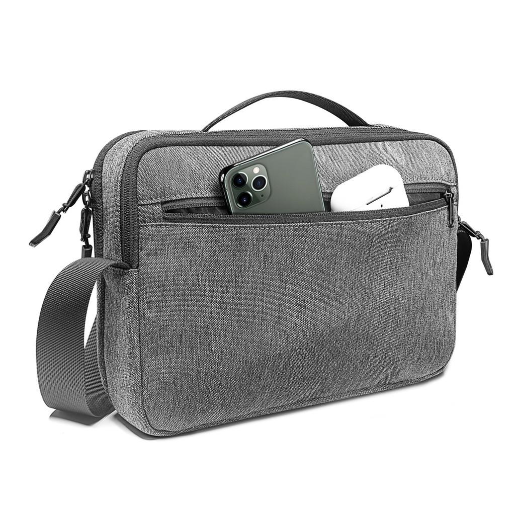 Túi đeo chéo TOMTOC Crossbody for Tech Accessories &amp; iPad Pro / Tablet 11inch Gray - H02-A01G - Hàng Chính Hãng