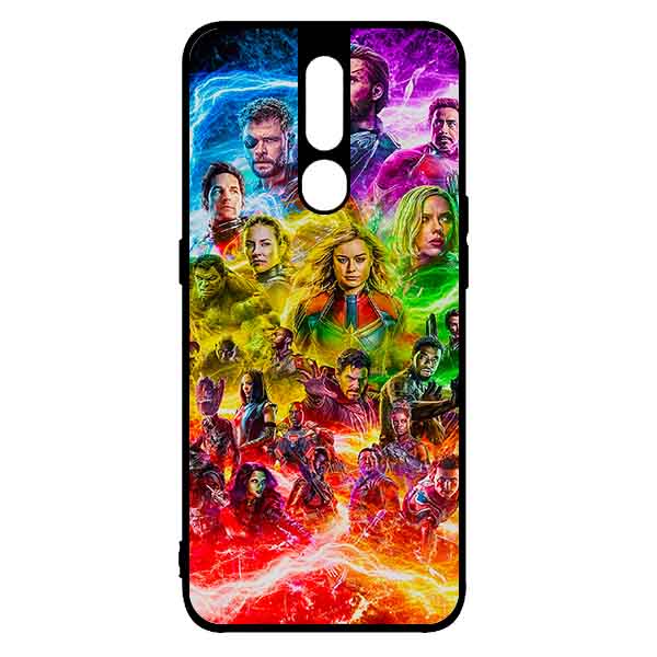 Ốp Lưng in cho Oppo F11 Pro Mẫu Biệt Đội Siêu Anh Hùng - Hàng Chính Hãng