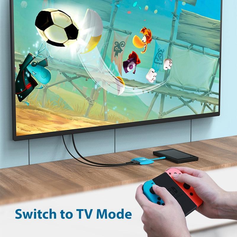 Dock Chuyển Đổi USB C Sang 4K HDMI USB 3.0 Hub Cho Nintendo Switch