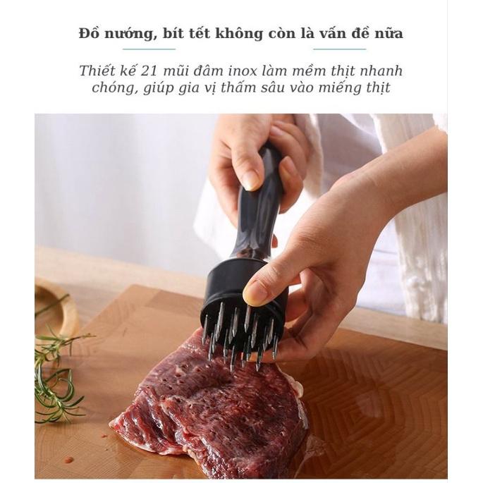 DỤNG CỤ LÀM MỀM THỊT MEAT TENDERIZER HỖ TRỢ CÁC CHỊ EM TRONG VIỆC NỘI TRỢ