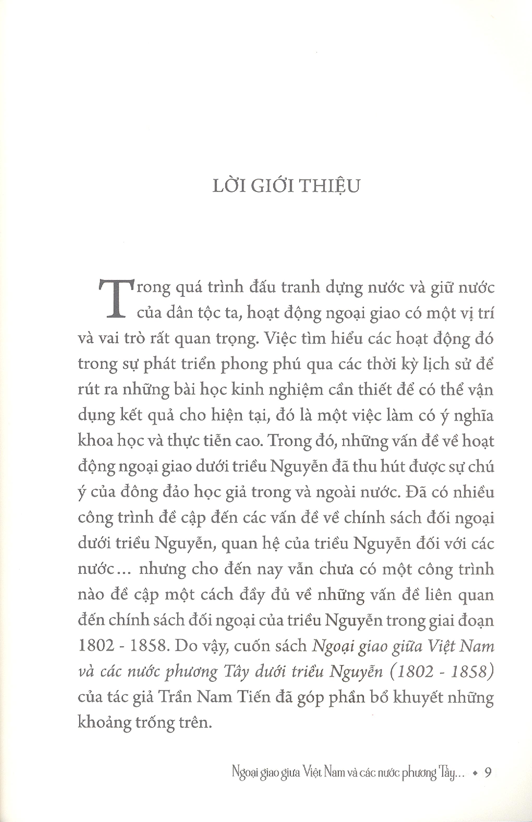 Ngoại Giao Giữa Việt Nam Và Các Nước Phương Tây Dưới Triều Nguyễn (1802 - 1858)