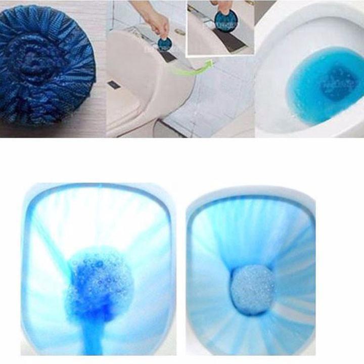 SET 10 Viên Tẩy Thả Bồn Cầu- Thả Toliet Diệt Vi khuẩn ZA06