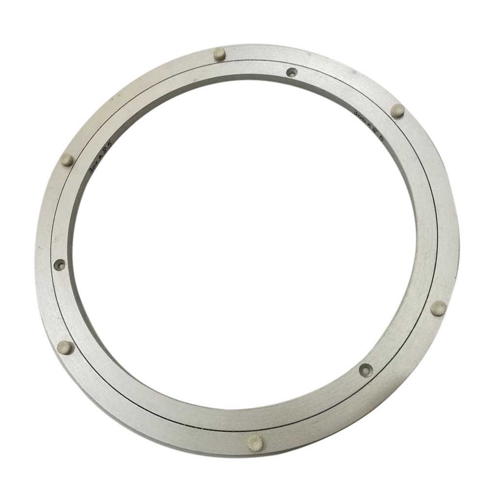 Aluminum Alloy Round Rotating Turntable Bearing Table Silver White