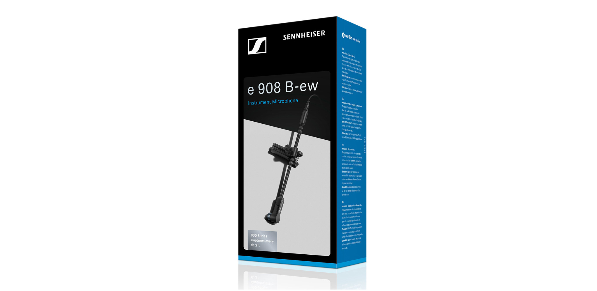 E 908 B-EW Micro Condenser thu nhạc cụ Sennheiser - HÀNG CHÍNH HÃNG