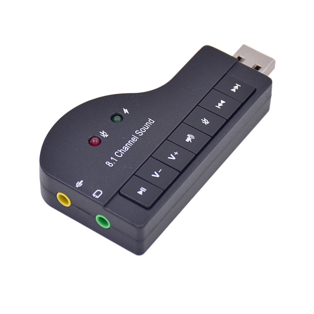 ROGTZ Usb sound 8.1 âm thanh sống động HIFI Magic Voice 8.1 - Hàng Nhập Khẩu
