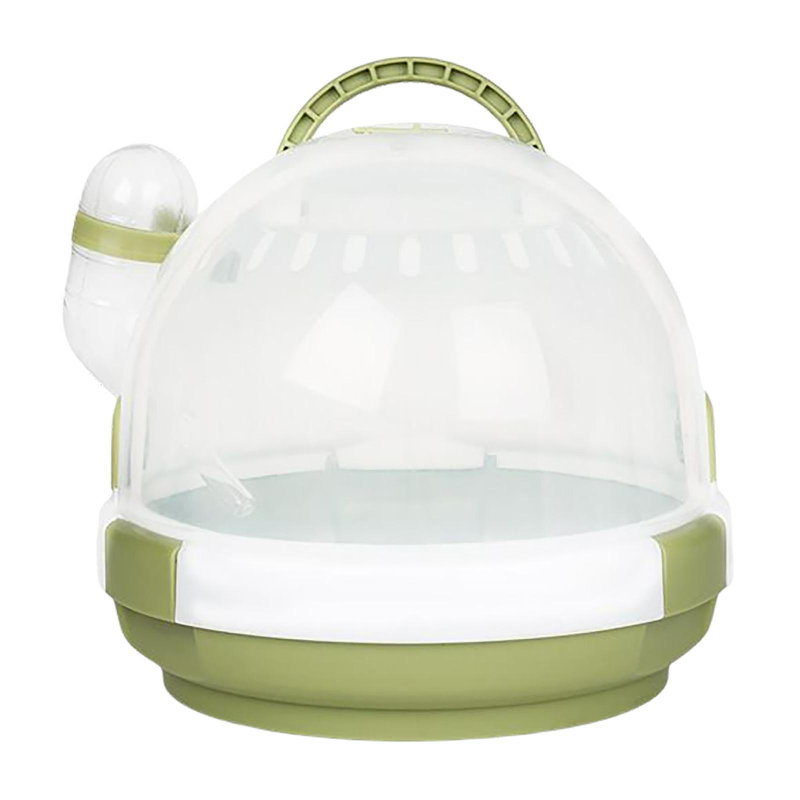 2 PCS Dwarf Hamster Carrier Travel Cage Pet Supplies for Hedgehog Parrots