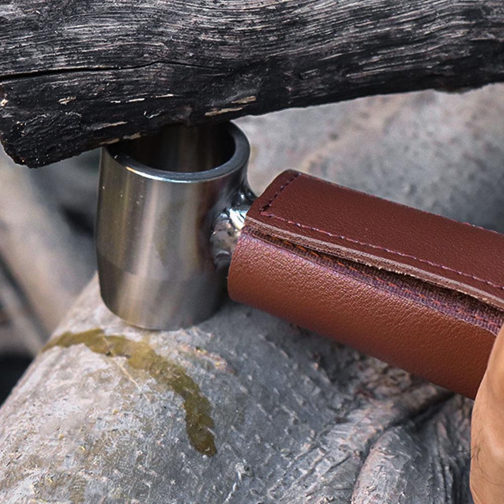 Outdoor Survival Tool Scotch Eye Wood Auger Drill Bit Stainlss Steel Manual Auger Hole Maker for Camping Bushcrafting