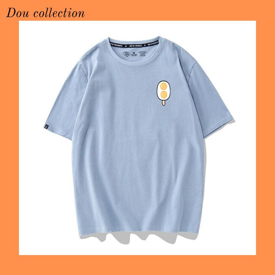Áo Thun Nữ Unisex Tay Ngắn In Hình Icon Nhiều Màu - Unisex - Cotton - Mã AT012