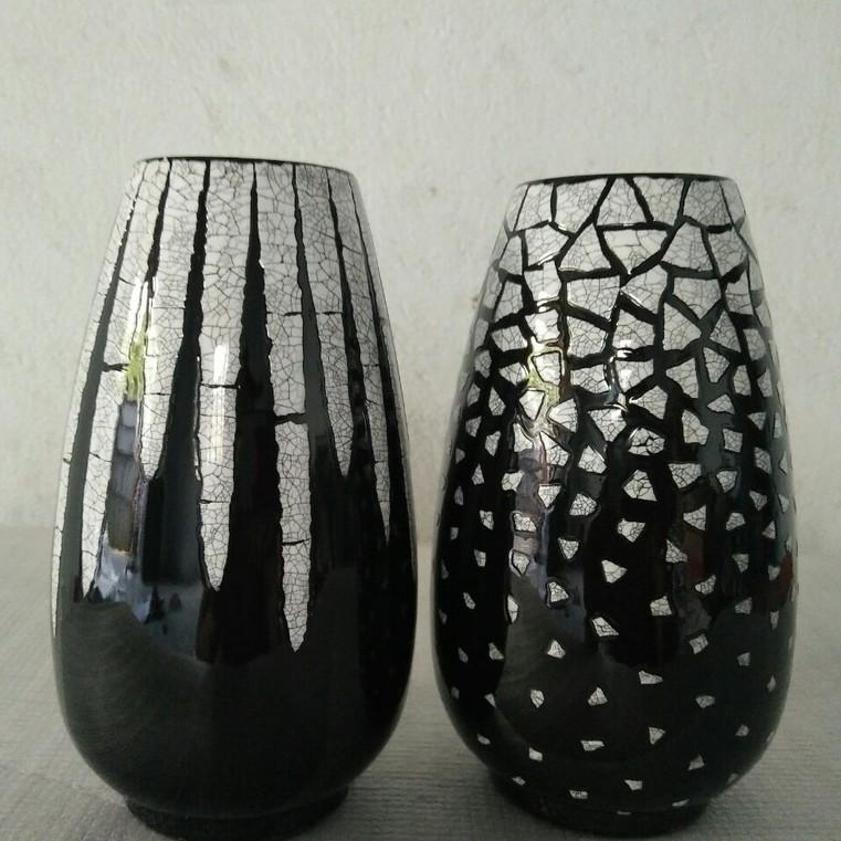 Bình hoa gỗ sơn mài