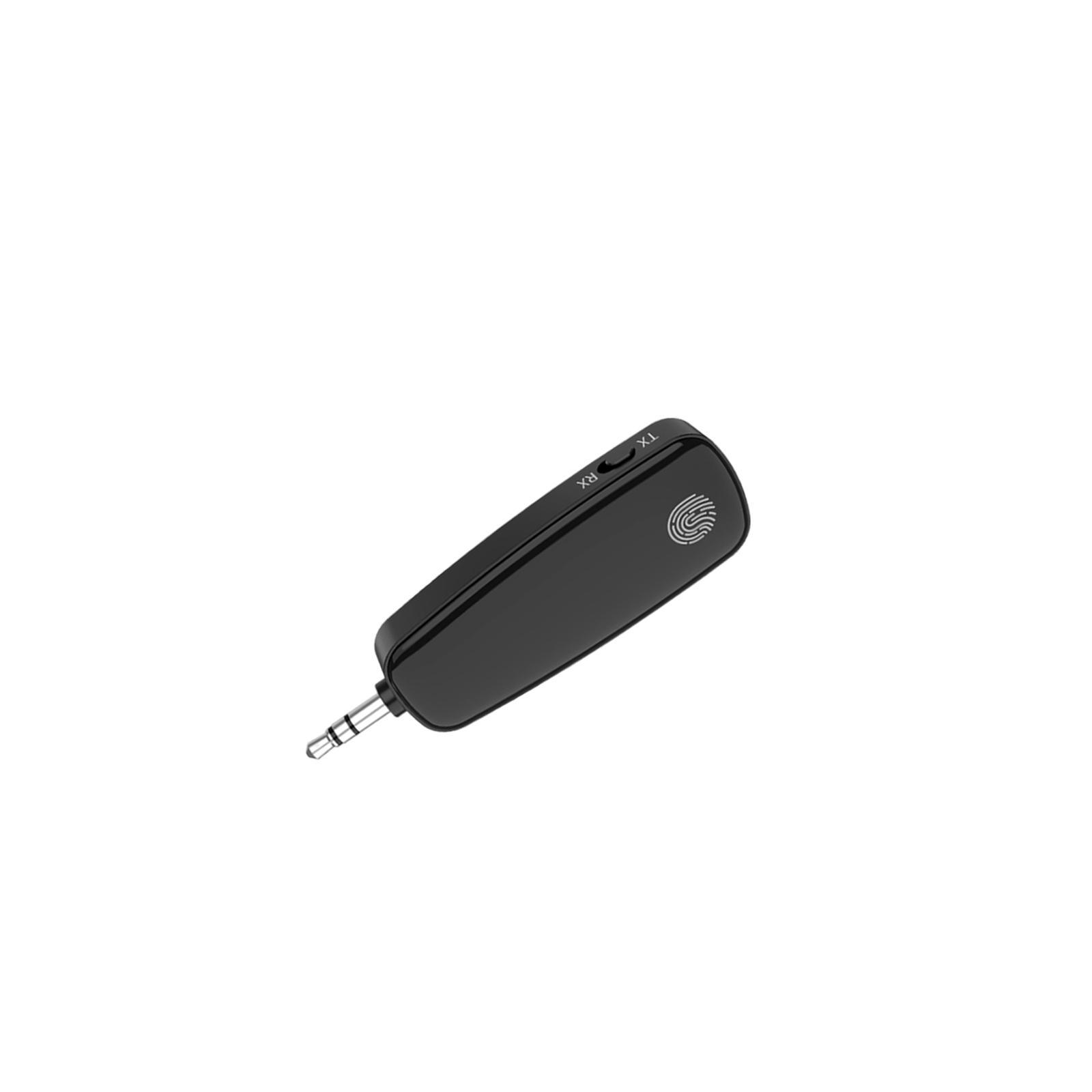 V5.2 Receiver 3.5mm Adapter ,Fingerprint Touch Portable Plug and Play Music Receiver Audio Adapter for Car ,Headphones ,Home Stereo