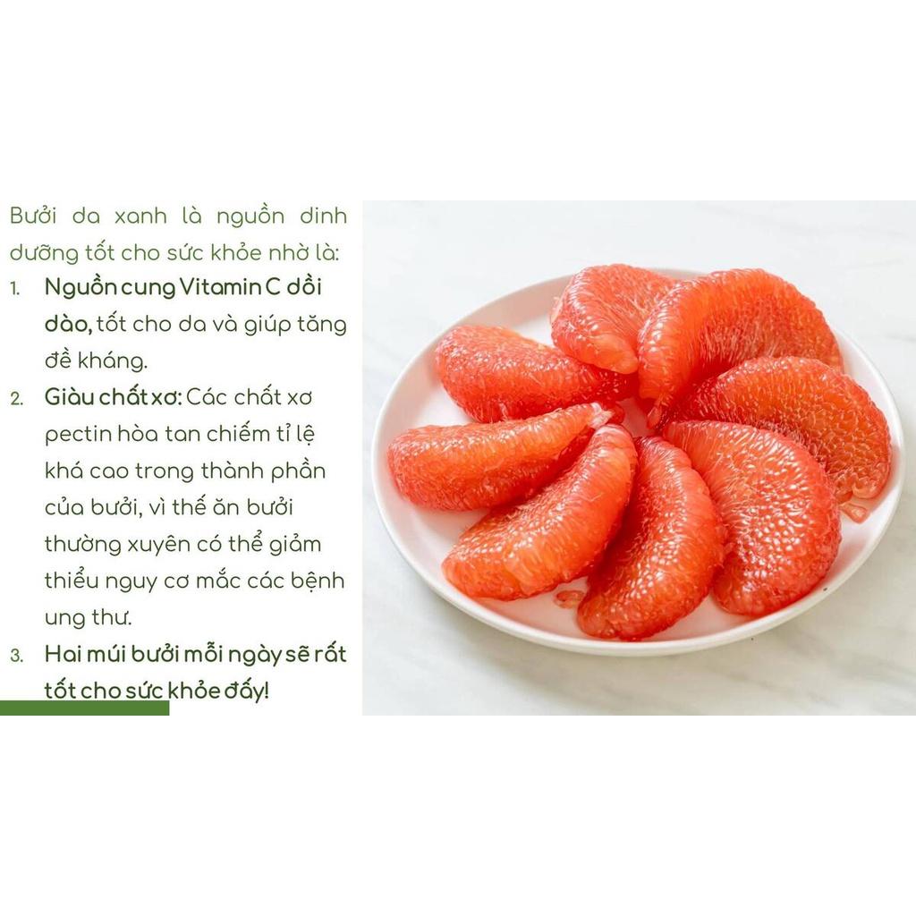 Bưởi Da Xanh Hàng Loại 1 Trái To Nhiều Múi - Trái 1 - 1.3kg - FoodMap Fruits