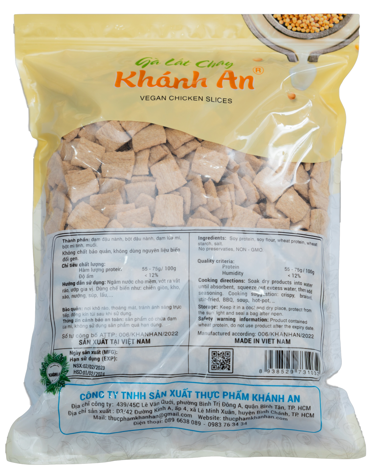 Gà lát chay Khánh An 1kg