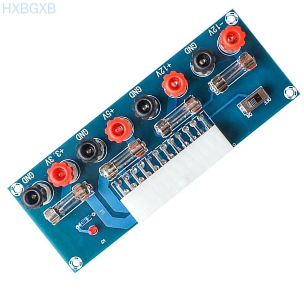 HXBG XH-M229 Desktop PC Power Board ATX Benchtop Supply Transfer Board 24 Pin Power Supply Test Module