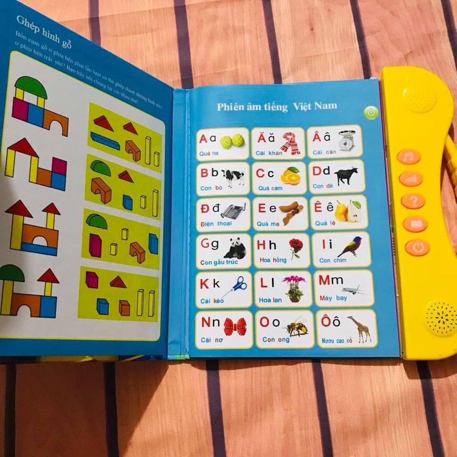 Sách học tiếng Anh song ngữ kèm hình ảnh và âm thanh cho trẻ từ 3 tuổi