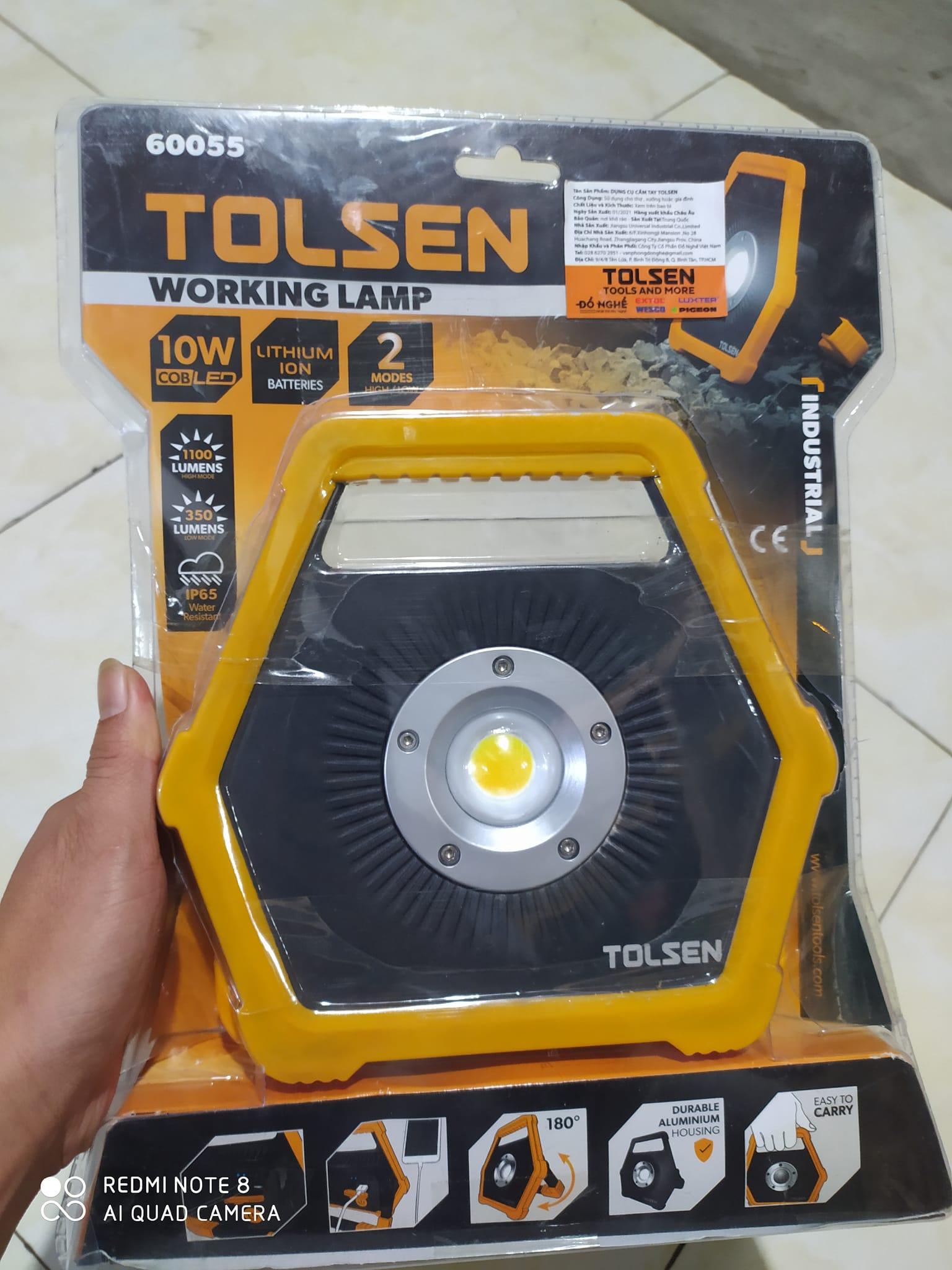 ĐÈN LÀM VIỆC 10W TOLSEN 60055 - HÀNG CHÍNH HÃNG