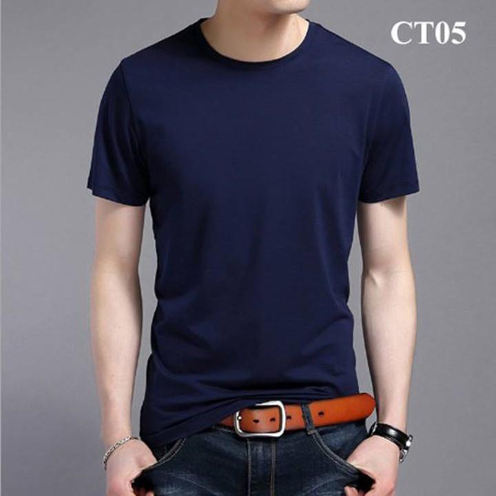 Áo Thun Nam Cổ Tim, cổ tròn Tay ngắn, Trẻ Trung, Mẫu Mới nhất