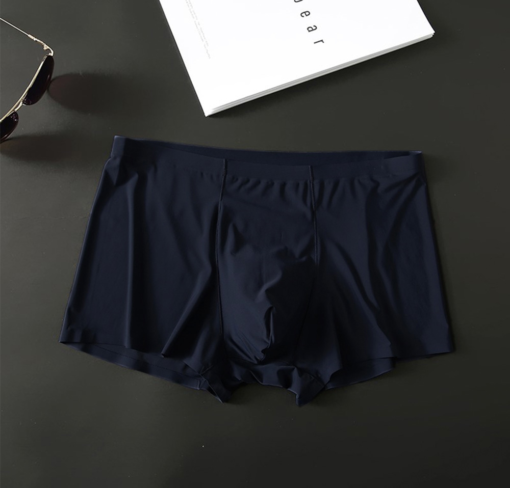 Combo 3 Quần lót nam boxer đúc lụa - Sịp nam dáng boxer