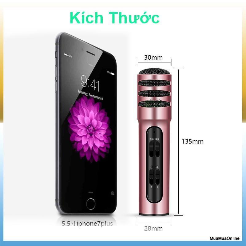 Micro Thu Âm Livestream 3 Trong 1 Cao Cấp