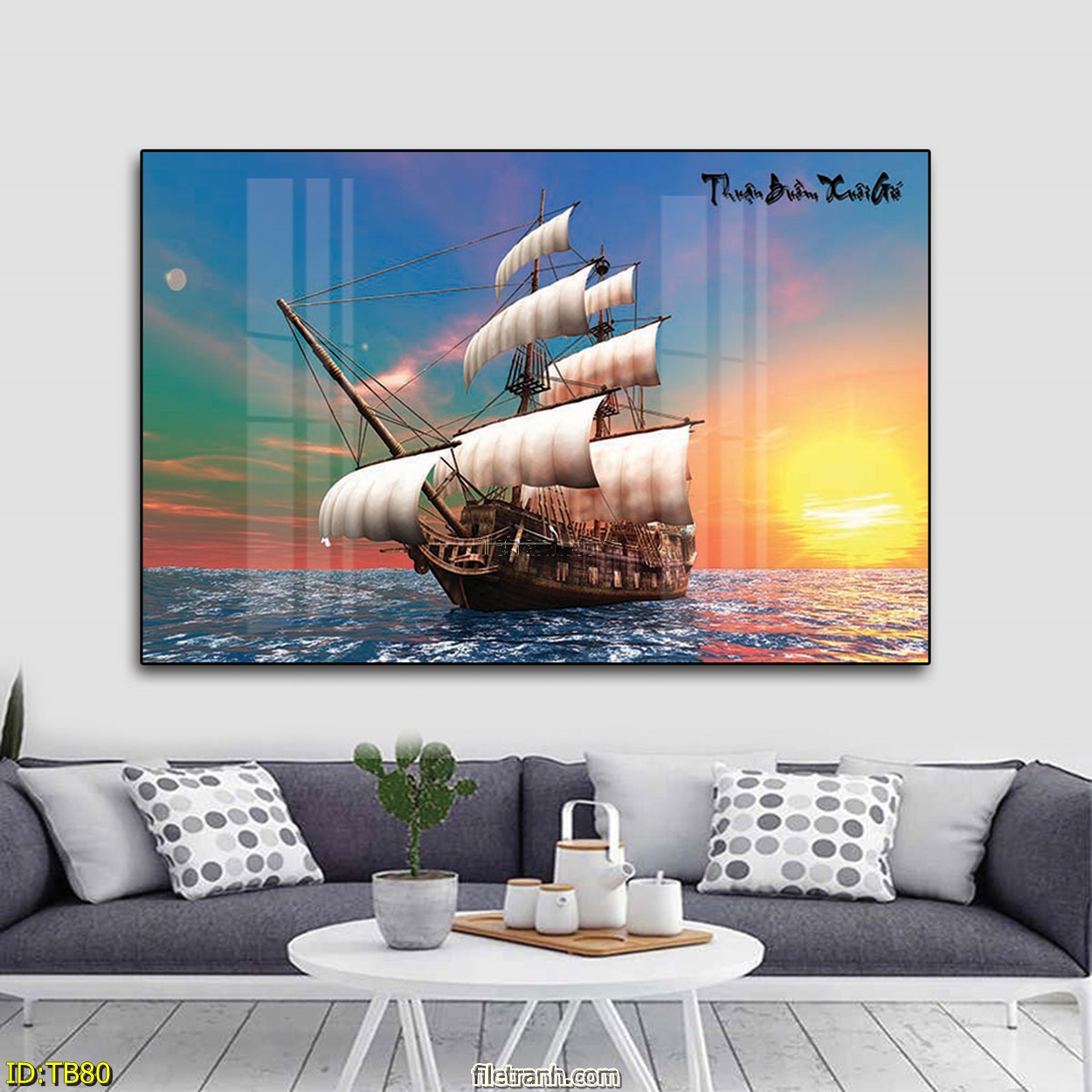 Khung Tranh Hiện Đại Cho Nội Thất Sang Trọng - Tranh Canvas