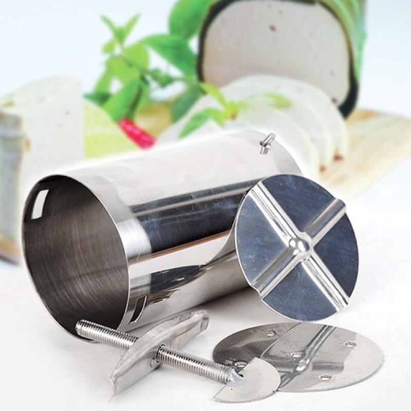 Khuân làm giò chả inox không rỉ loại 1kg và 2 kg bền đẹp