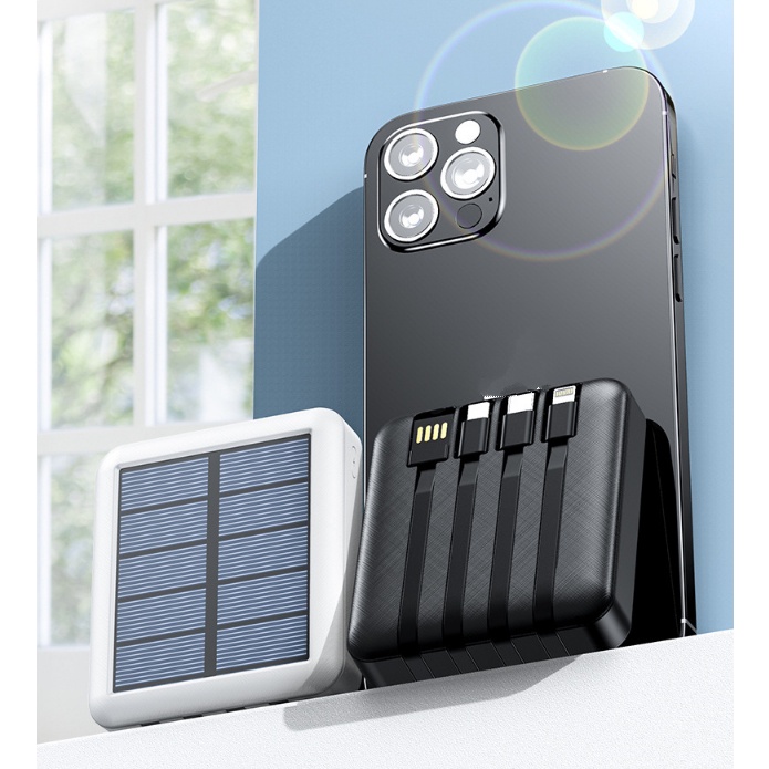 Sạc Dự Phòng Mặt Trời Siêu Mỏng Solar