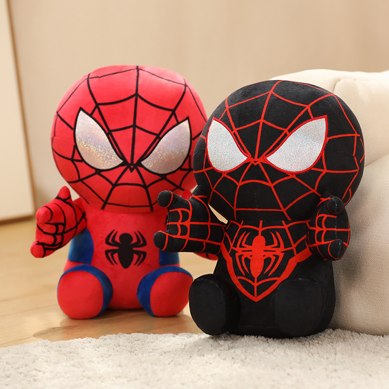 Gấu bông siêu anh hùng người nhện (Spiderman) 25cm--&gt;50cm mẫu mới 2 màu đỏ đen siêu hot siêu cute cho bé, hàng xịn cao cấp loại 1 an toàn cho trẻ nhỏ