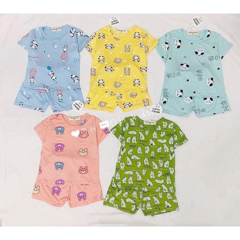 Bộ cộc tay thun lạnh cho bé 6-16kg