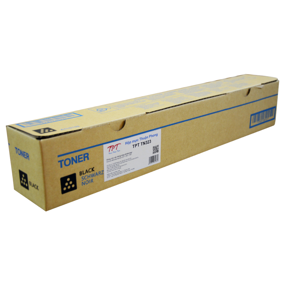 Hộp mực Thuận Phong TN323 dùng cho máy photocopy Konica Minolta bizhub 227 / 287 / 367 - Hàng Chính Hãng