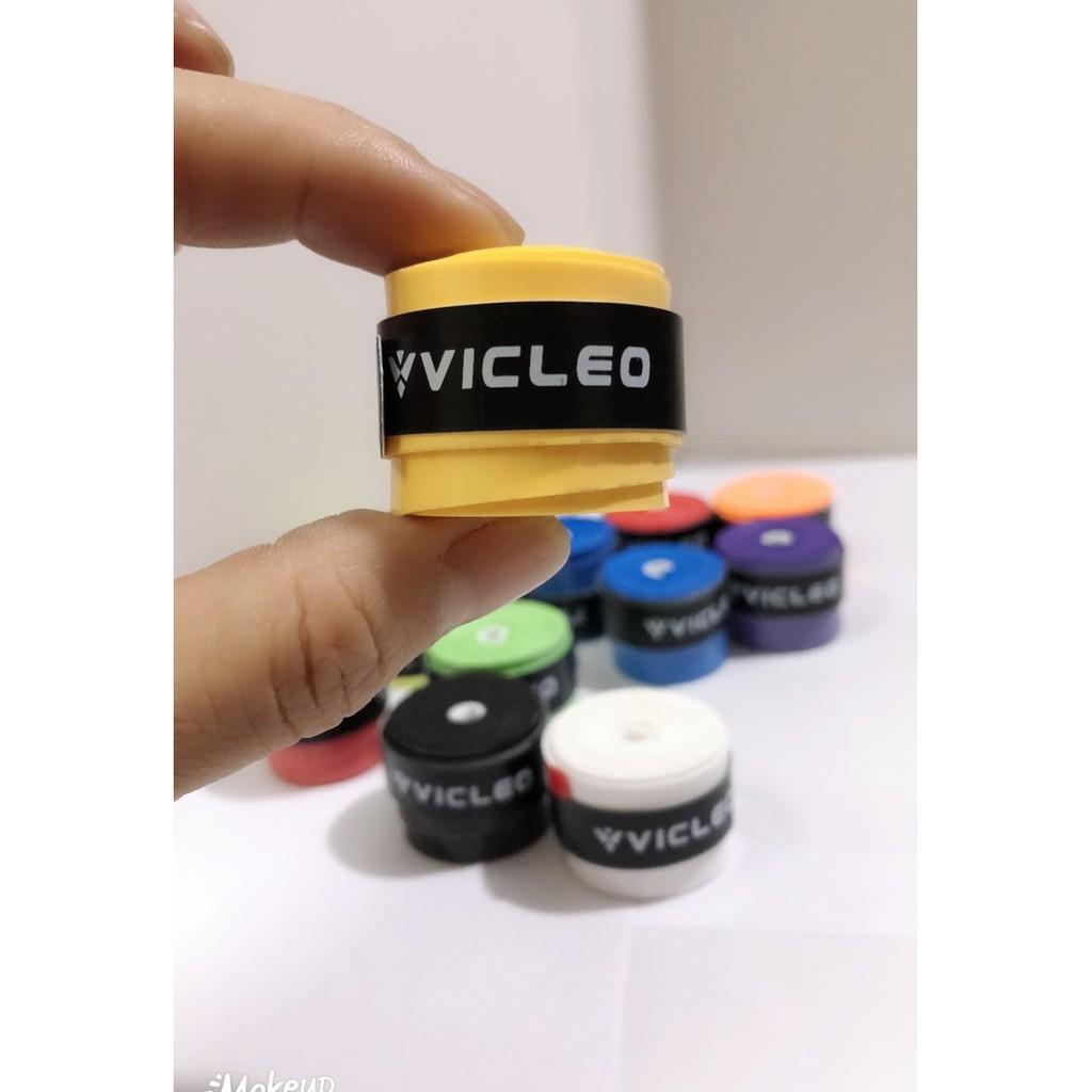 5 Chiếc Quấn Cán Vợt Cầu Lông VICLEO Êm Mềm Thấm Mồ Hôi Nylon Bọc Ngoài