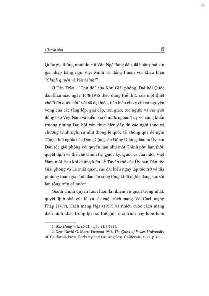 Cách mạng Tháng Tám năm 1945 ở Việt Nam: Khi toàn dân tộc quyết "đem sức ta mà tự giải phóng cho ta"