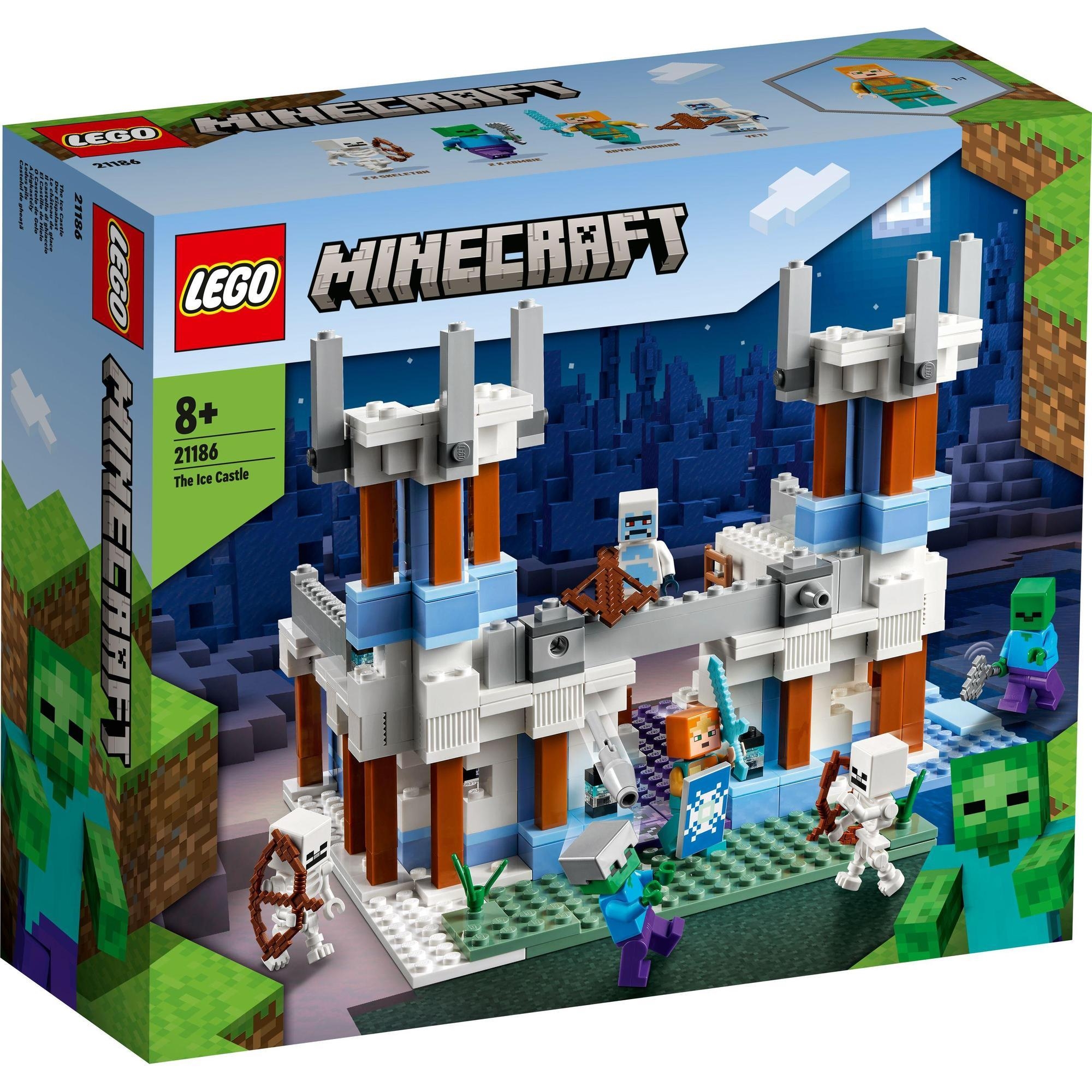 LEGO Minecraft 21186 Pháo Đài Băng (499 chi tiết)