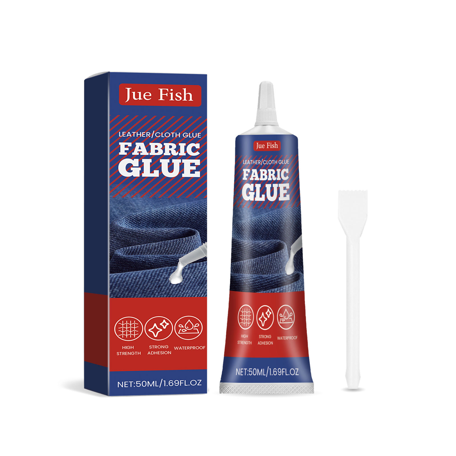 Keo Dán Vải Đa Năng Sửa Chữa Quần Áo, Đồ Vải JUE-FISH 50ml - Hàng Nhập Khẩu
