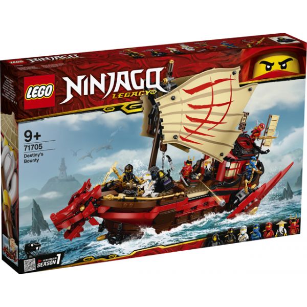 Đồ chơi lắp ráp mô hình LEGO NINJAGO Siêu tàu chiến Destiny's Bounty 71705