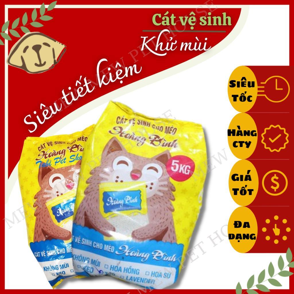 Cát Vệ Sinh Cho Mèo Hoàng Đình Bao 5kg