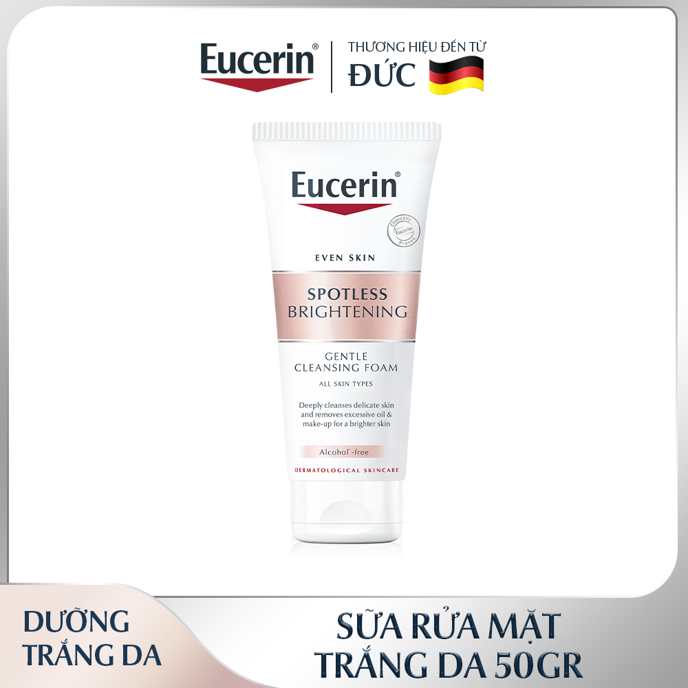 Sữa rửa mặt tạo bọt dưỡng sáng Eucerin Spotless Brightening Cleansing Foam 50g