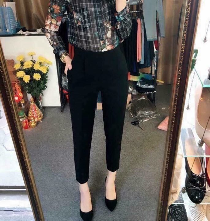 Quần baggy chun lưng tôn dáng - QBGTD
