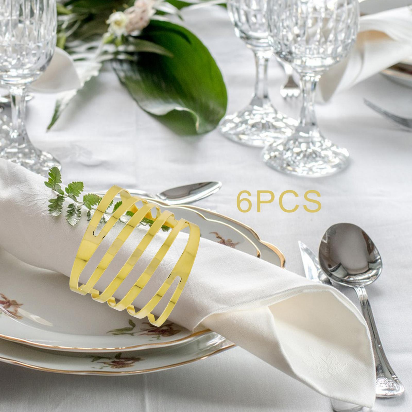 Napkin Rings Holder Stand Tissue Dispenser for Kitchen Countertop Home Party