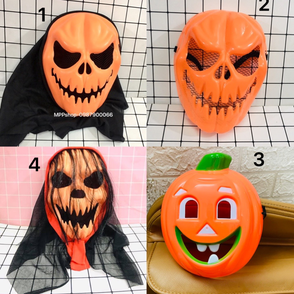 Mặt nạ bí ngô hoá trang HALOWEEN