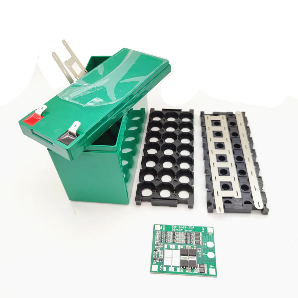 12V7Ah 8Ah10Ah12Ah Thay thế Axit-Chì cho Vỏ Pin Lithium Máy phun điện Hộp nhựa đặc biệt 18650 Hộp lưu trữ Màu xanh lá cây Màu đen: màu xanh lá cây 10a pcb niken