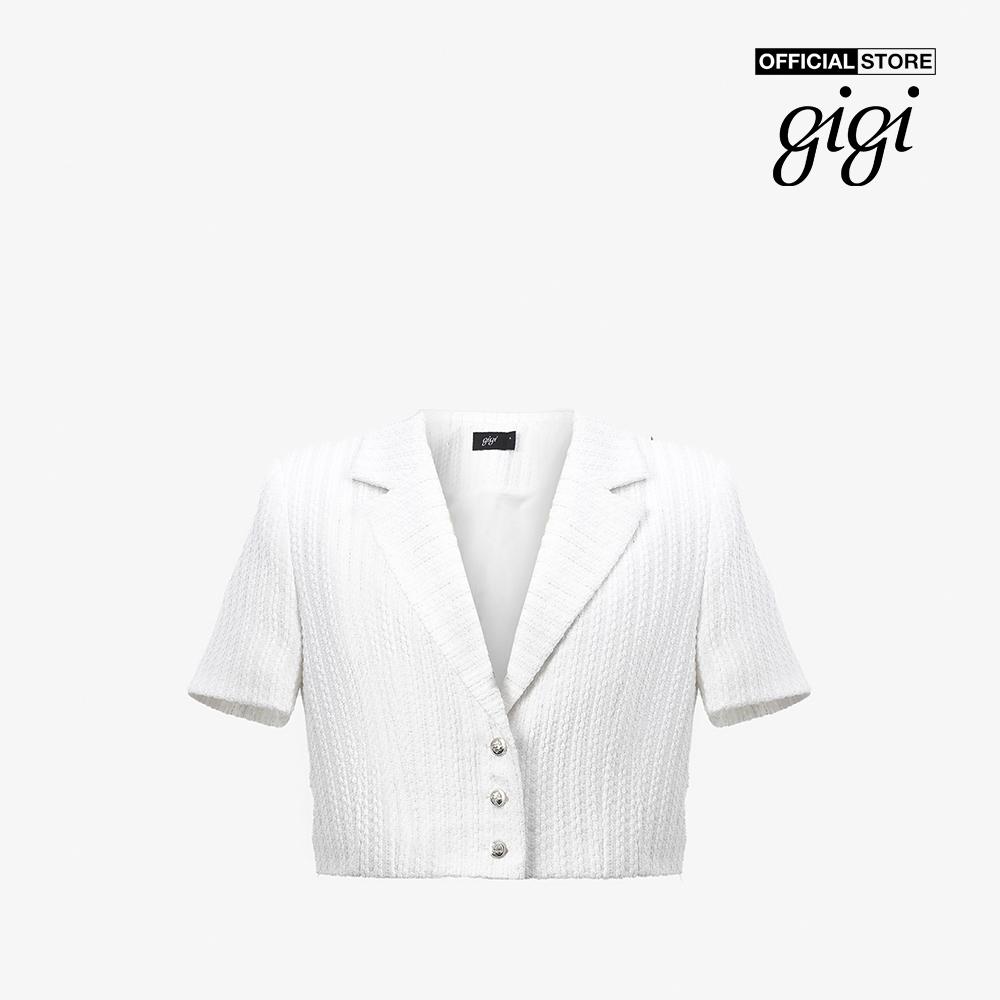 GIGI - Áo blazer nữ tay ngắn phom croptop thời trang G1403O222621-00